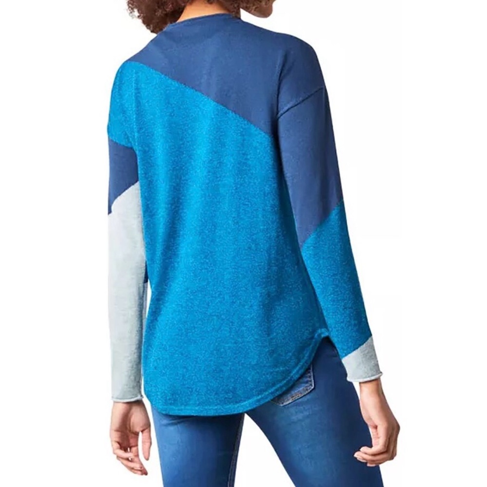 Smartwool Shadow Pine Blue And Gray Colorblock Lo… - image 4